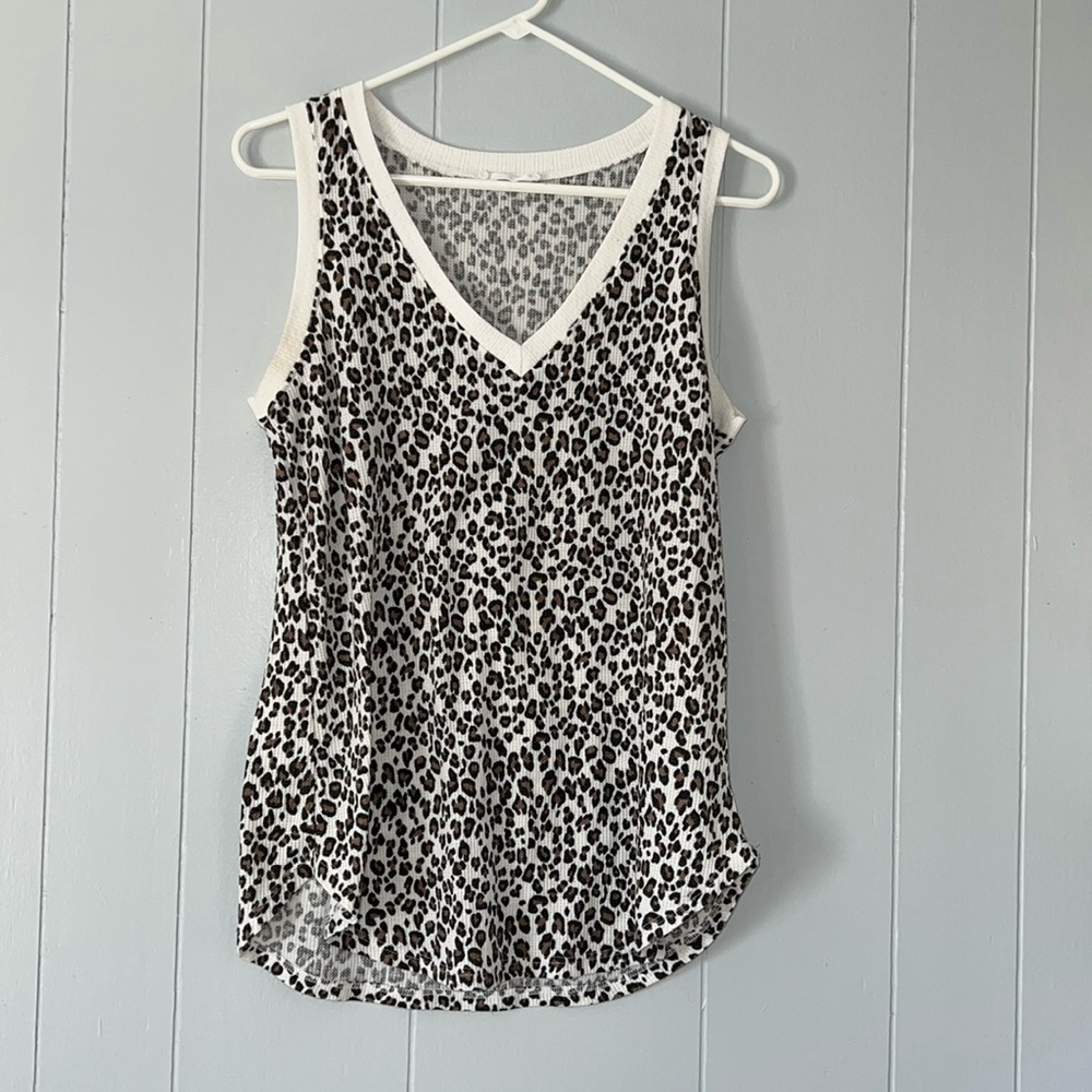 Waffle knit tank